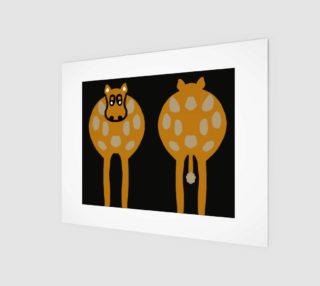 Silly Cow Wall Art 10" x 8" preview
