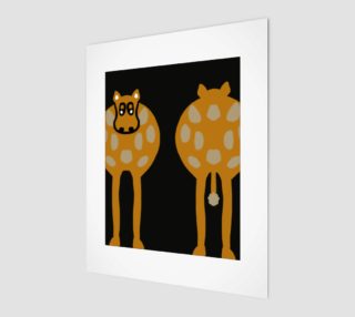 Silly Cow Wall Art 8" x 10" preview