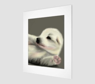 Adorable Puppy Wall Art 8" x 10" preview