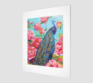 Peacock Garden Fantasy 8" x 10" preview