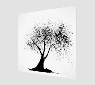 Black graphic tree preview