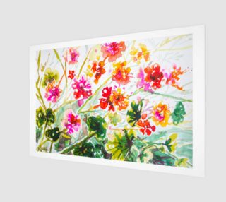 wall_art_Tangy Geraniums preview