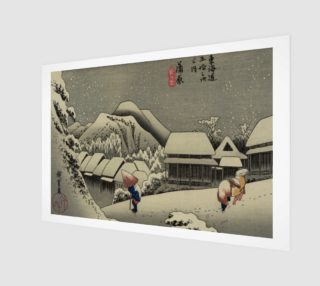 Japanese Print - AndōHiroshige - Kanbara preview