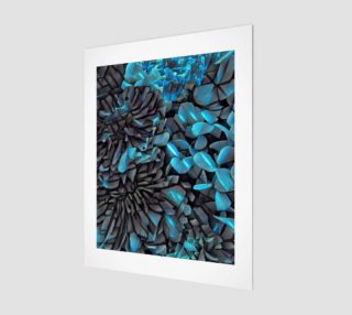 canvas art blue flower preview