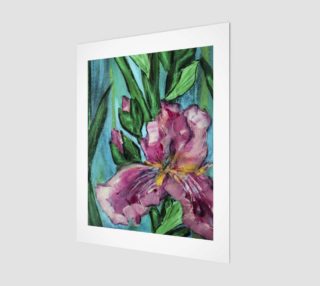 Pink Garden Iris 11 x 14 preview