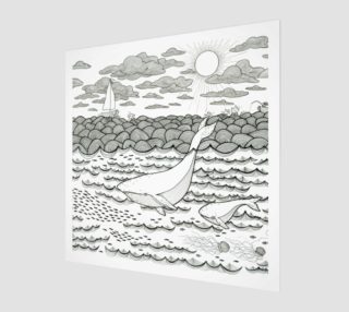 Whale print preview