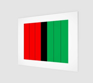 Kwanzaa Striped Pattern Red Black Green preview