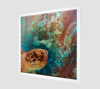 Sea Turtle Art - A Watchful Eye preview