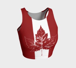 Cool Canada Flag Sports Tops preview
