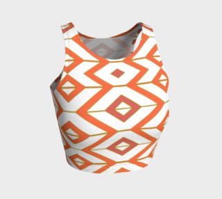 Aperçu de Orange Tribal Crop Top
