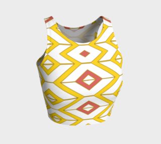 Aperçu de Yellow Tribal Crop Top