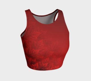 Autumn Leaves Crop Top Canada Maple Leaf Shirts preview