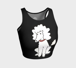 white poodle athletic top preview