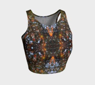 Ripple and Leaf Athletic Crop Top preview