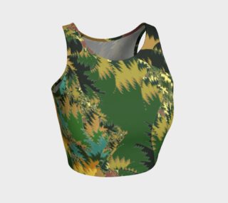 Camouflage Tropical Jungle Crop Top preview