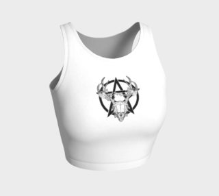 Pentacle Skull Pagan Sports Top preview