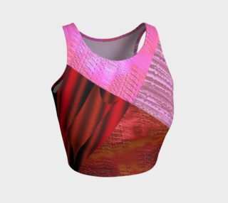 Pink and Red Clash Crop Top preview