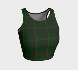 Red and Green Tartan Crop Top preview