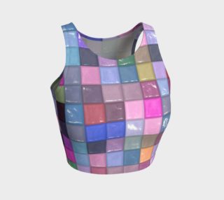 Colourfully Tiled Crop Top preview