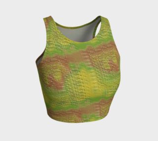Swamp Green Textured Stone Crop Top preview