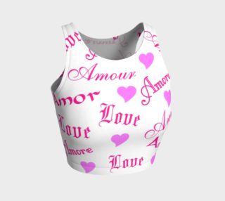 Language of Love in Pink Crop Top preview