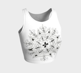 mandala crop top preview