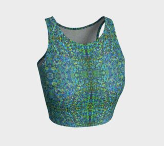 Turquoise Stone Mosaic Athletic Top preview