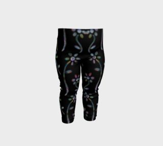 Neon Flower Design Baby leggings preview