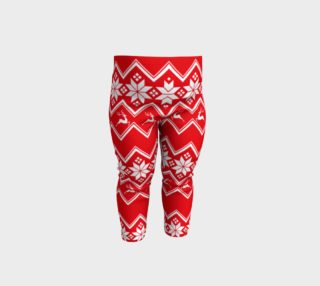 Reindeer Snowflake Baby Leggings preview