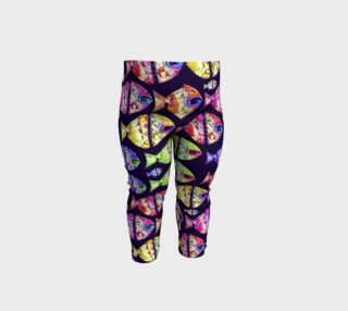 Colorful Fishes Baby Leggings Print preview