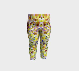 Yellow Line Mosaic Baby Leggings preview