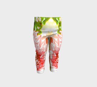 flower power baby leggings preview