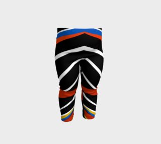 graphic zebra baby leggings preview