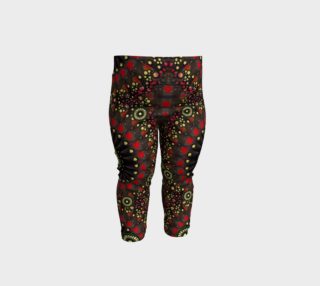 Digital Abstract Geometric Pattern Baby Leggings preview