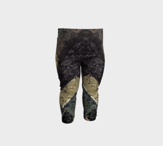 Geometric Abstract Grunge Prints in Cold Tones Baby Leggings preview