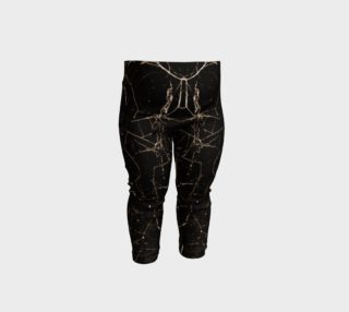 Spider Web Print Grunge Dark Texture Baby Leggings preview