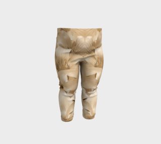 Elegant Floral Pattern in Light Beige Tones Baby Leggings preview