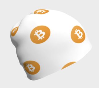 Aperçu de Bitcoin Logo Pattern Beanie