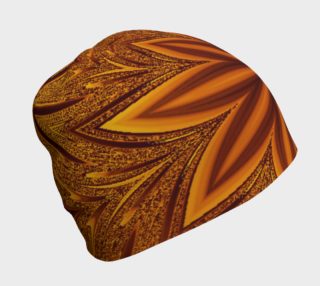 Sunset Jungle Leaves Beanie preview