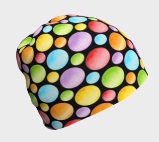 Rainbow Polka Dots Beanie preview