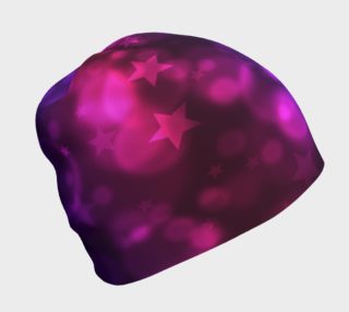 Purple Stars And Bubbles Beanie preview