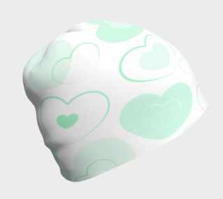 Pastel Mint Green Hearts preview