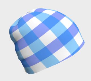 Gingham Duo Aqua On Purple preview