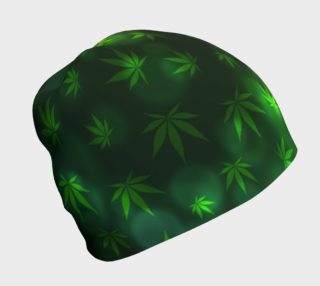 Shining Pot Leaves Beanie Skully preview