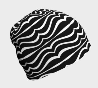 Aperçu de Modern Zebra Pattern Print Beanie