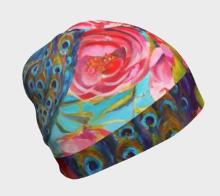 Peacock Floral Fantasy Beanie preview