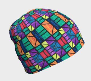 Art Deco Stained Glass Beanie preview
