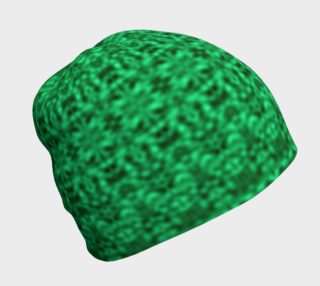 Faded Green Abstract Damask Bohemian Beanie preview