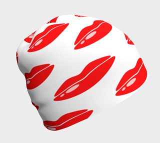 Candy Apple Red Lips Beanie preview