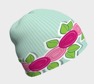 A Band of Pink Flowers Beanie preview